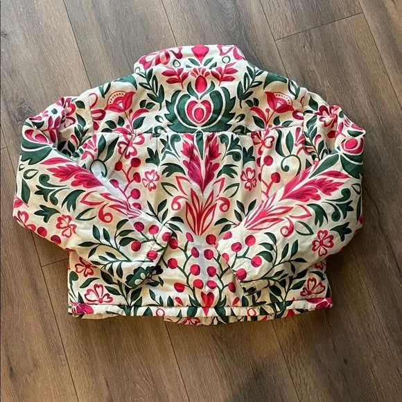 Anthropologie Floral Patterned Quilt Jacket - Picture 4 of 5